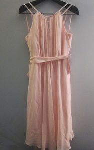 baby Pink Davids bridal dress never worn
